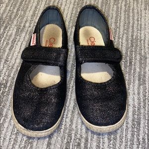 Cienta sparkly Mary Janes girls size 12